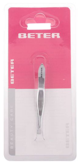 Chromeplated straight-tip tweezers