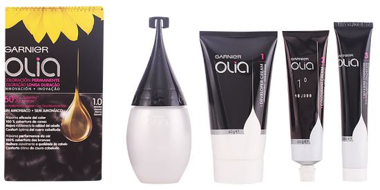 Permanent Hair Dye Olia 1.0 Black