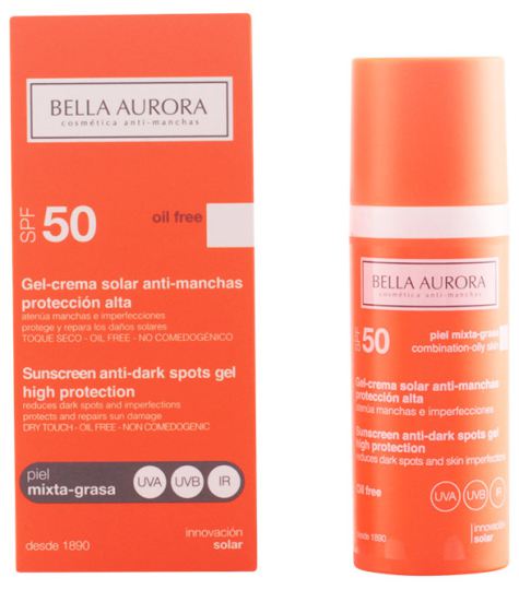 Spf 50 Anti-Stain Sunscreen Mixed Skin - 50 ml fat