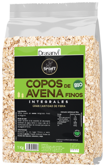 BIO fine oat flakes Sport live 1 kg