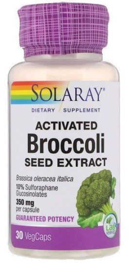 Activated Broccoli Seed Extract 350 mg 30 Capsules