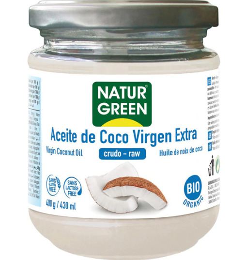 NaturGreen Oil Virgin coconut Bio 400 gr