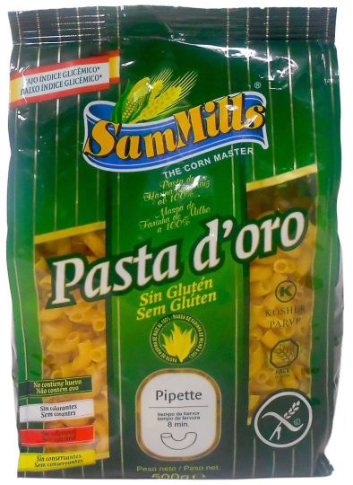 Corn Pasta Pipette 500 gr