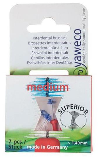 Interdental Brush Medium 7 Units of 1.40 mm