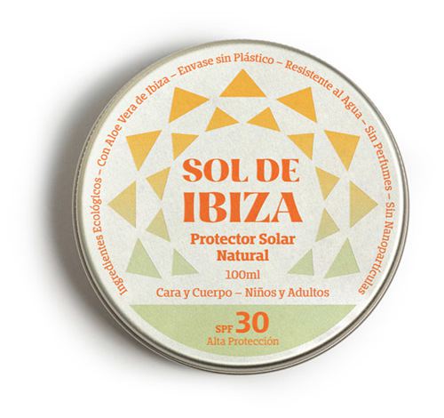 Organic Sunscreen from Ibiza spf 30+ 100 ml